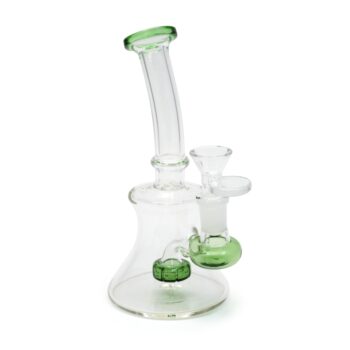 17CM BUBBLER GLASS BONG WITH PERCOLATOR